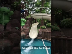 OEM Parco acquatico per bambini piscina di fibra di vetro scivolo, piscina commerciale giostre di divertimento